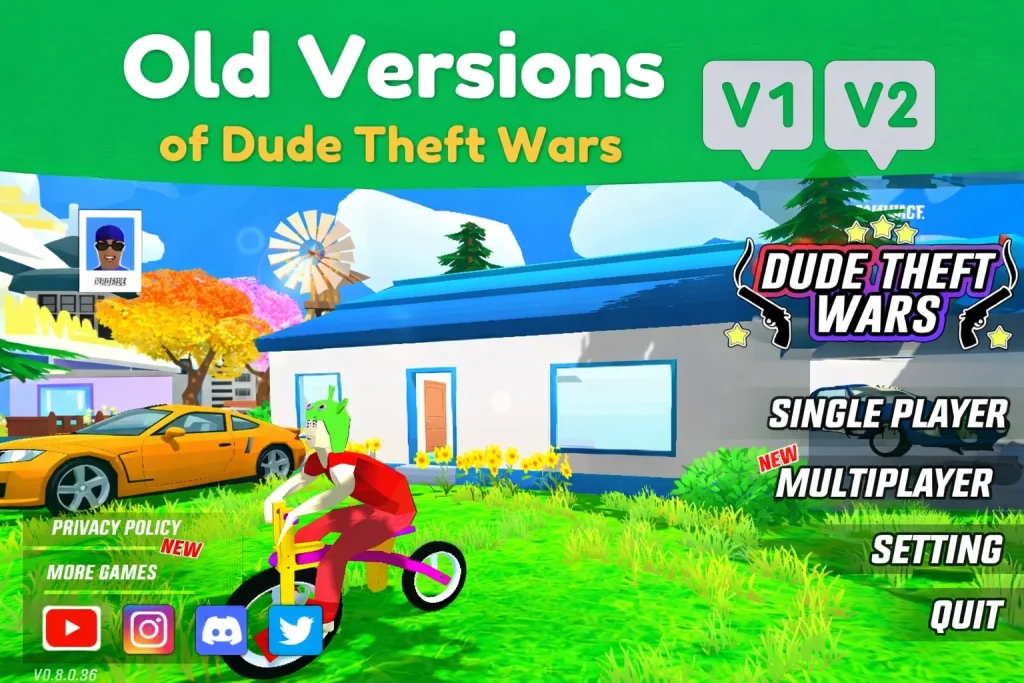 Dude Theft Wars old version